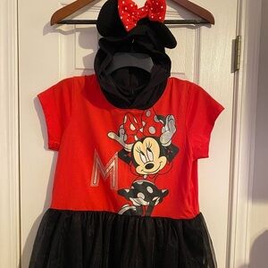 NWT Disney Hooded Minnie Mouse Dress